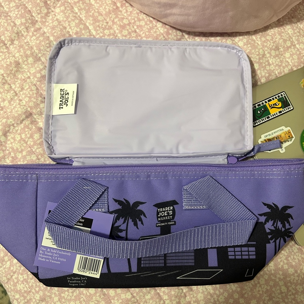 Trader Joe's MINI Lavender Insulated bag